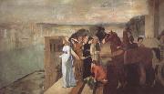 Semiramis Building Babylon (mk06) Edgar Degas